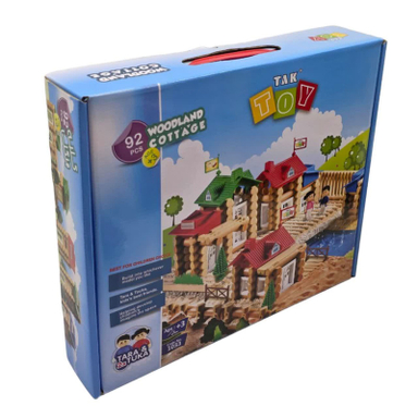 ساختنی 92 تکه ناب سل مدل کلبه جنگلی