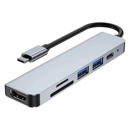 هاب 6 پورت USB-C گلتیج مدل HU01