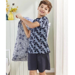 ست تیشرت و شلوارک پسرانه پیپرتس کد 513