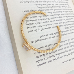 دستبند زنانه وای اس ایکس مدل تک نگین البرنادو کد B4464