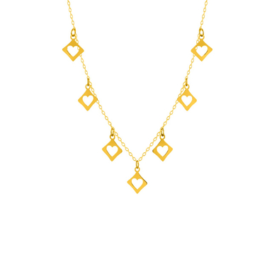 گردنبند طلا 18 عیار زنانه اقلیمه کد GT1363