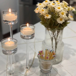 شمعدان مدل وارمری مجموعه 3 عددی