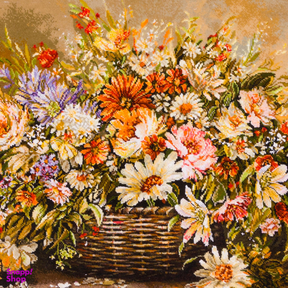 تابلو فرش دستباف سی پرشیا مدل گلدان حصیری کد 903793