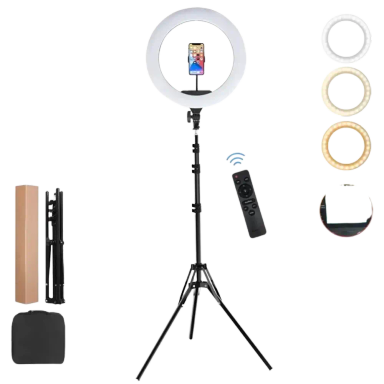 رینگ لایت هیرو مدل KY-BK 416ii به همراه سه پایه مدل Tripod 803