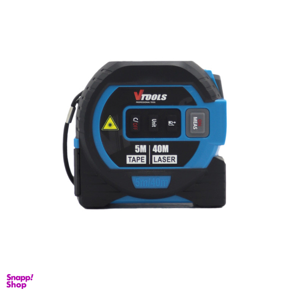 متر 5 متری وی تولز مدل لیزری کد YP-VT2170