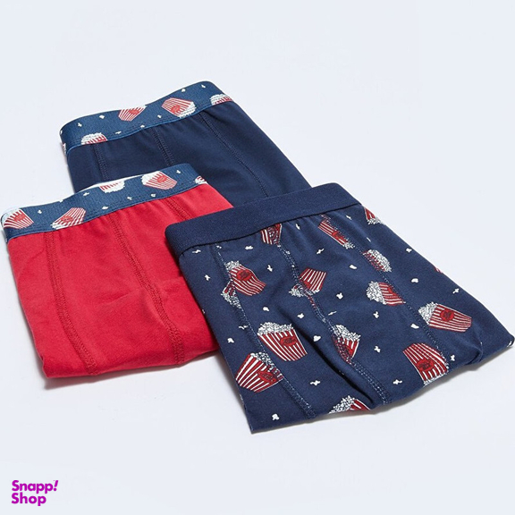 شورت پادار مردانه ال سی وایکیکی مدل w26986z8 بسته 3 عددی