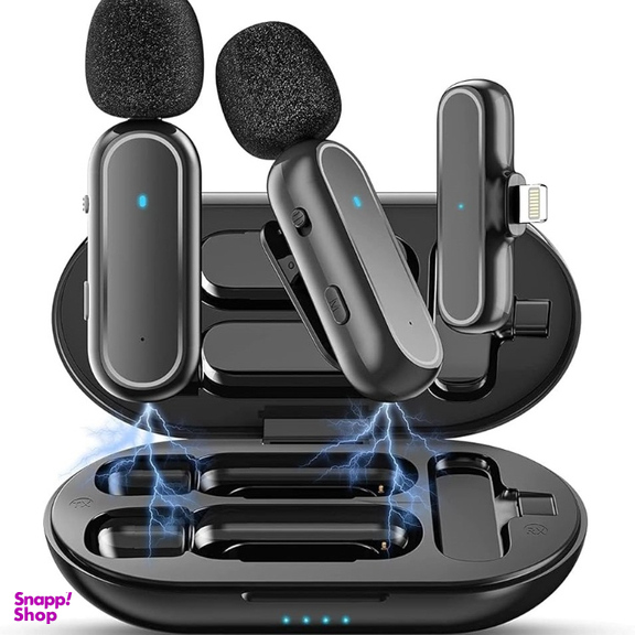 میکروفون بی سیم یقه ای دو کاربره انسر مدل K61