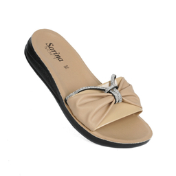 دمپایی زنانه سارینا مدل نادیا رنگ کرم