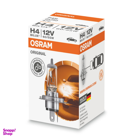 لامپ خودرو اسرام مدل H4 بسته چهار عددی