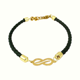 دستبند طلا 18 عیار زنانه پانسی مدل بی نهایت کد D800