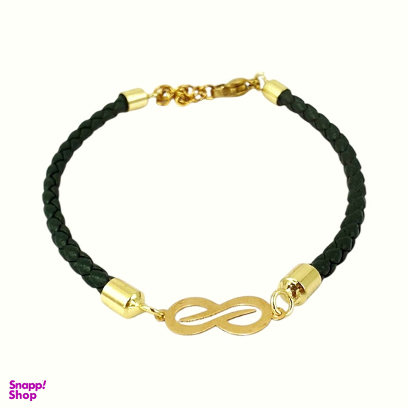 دستبند طلا 18 عیار زنانه پانسی مدل بی نهایت کد D800