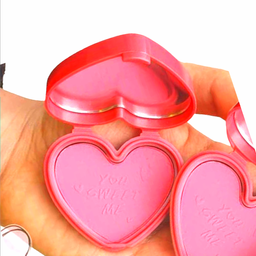 رژگونه آرت اسکین مدل قلب رنگ یاسی کد y77