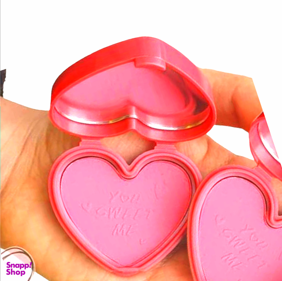 رژگونه آرت اسکین مدل قلب رنگ یاسی کد y77