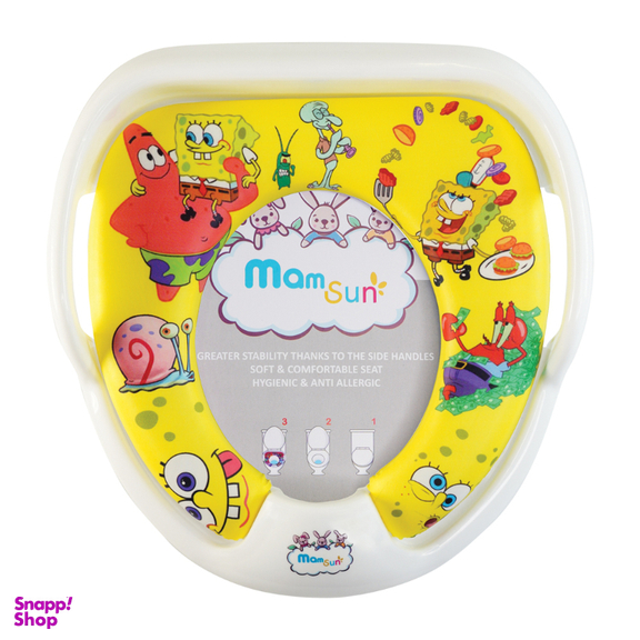 تبدیل توالت فرنگی کودک مام سان مدل باب اسفنجی