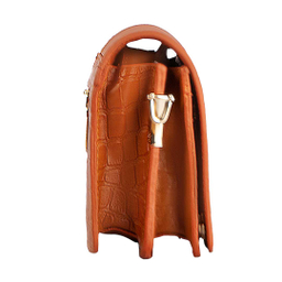 کیف رودوشی چرم طبیعی زنانه آروین چرم کد AR-109