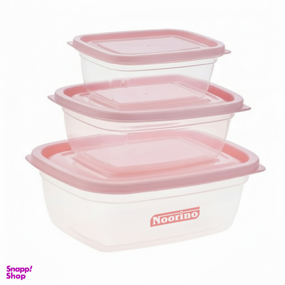 ظرف نگهدارنده نورینو مدل روژا کد 015 مجموعه 3 عددی