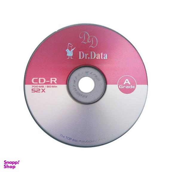 سی دی خام دکتر دیتا مدل CD-R پک 50 عددی