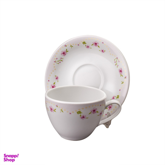 سرویس چای خوری ۱۲ پارچه چینی مقصود مدل دوروتی