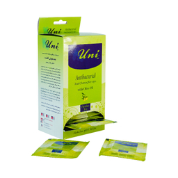 دستمال مرطوب ضدعفونی کننده یونی لد مدل روغن زیتون آنتی باکتریال بسته 40 عددی