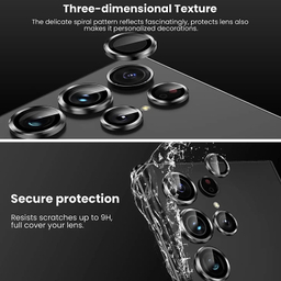 محافظ لنز دوربین بوف مدل Color Lenz Film مناسب برای گوشی موبایل سامسونگ Galaxy S22 Ultra