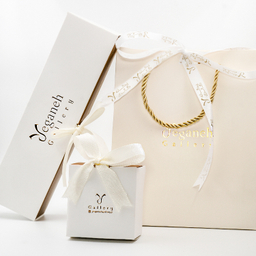 پلاک گردنبند طلا 18 عیار دخترانه گالری یگانه کد 2644