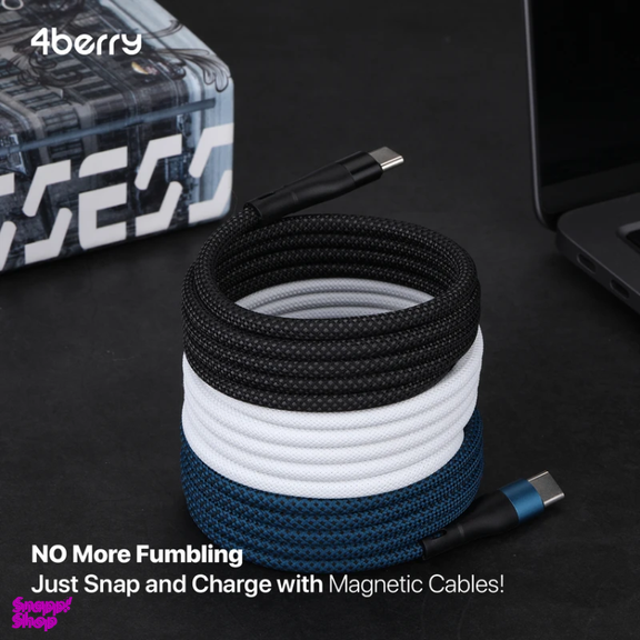 کابل Type-C فوربری مدل Magnetic KS-CC01-60W طول 1 متر