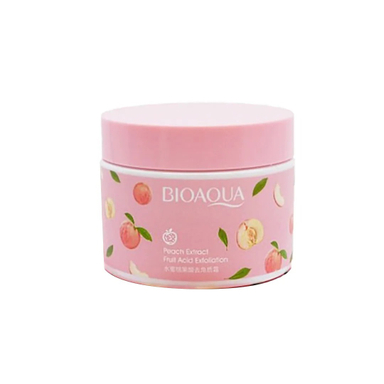 اسکراب و لایه بردار صورت و بدن بایوآکوا مدل Peach Extract وزن 140 گرم