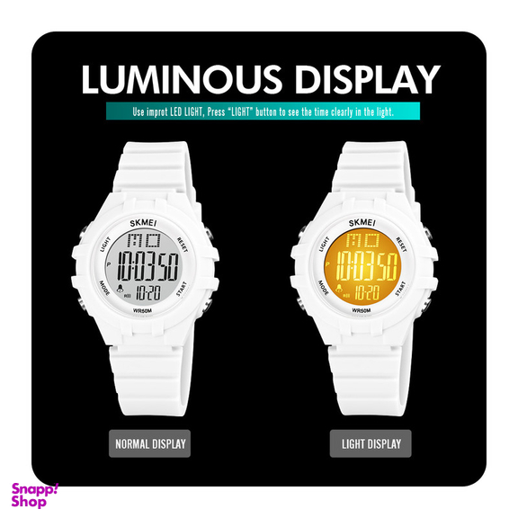 ساعت مچی دیجیتال پسرانه اسکمی مدل 1716White