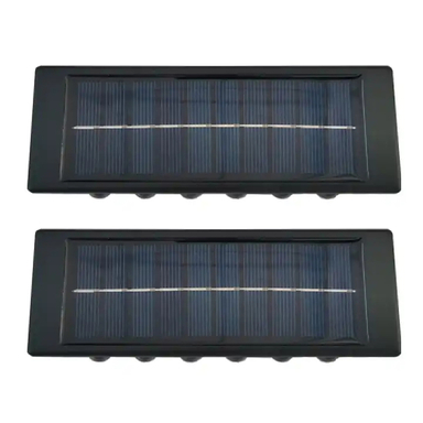 چراغ دیواری خورشیدی دوطرفه سولونیکس مدل 12 LED مجموعه 2 عددی
