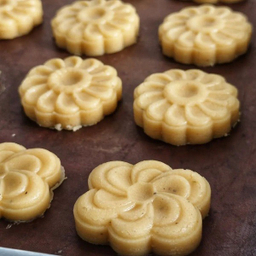 کاتر فشاری شیرینی پزی به گز مدل گل فلورا مجموعه 2 عددی