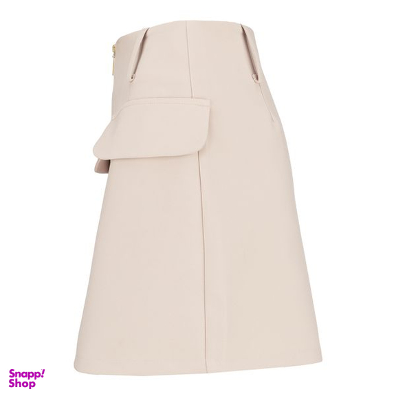 دامن زنانه سرژه مدل 210205 رنگ کرم