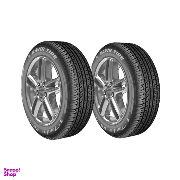 لاستیک خودرو کویر تایر مدل KB77 سایز 205/60/14 دو حلقه