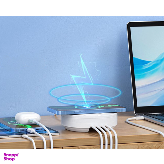 شارژر رومیزی بی سیم الدینیو مدل AW003