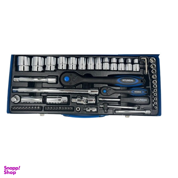 آچار بکس هیوندای مدل HT9160 مجموعه 60 عددی