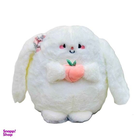 عروسک مدل خرگوش هلو به دست ارتفاع 20 سانتی متر