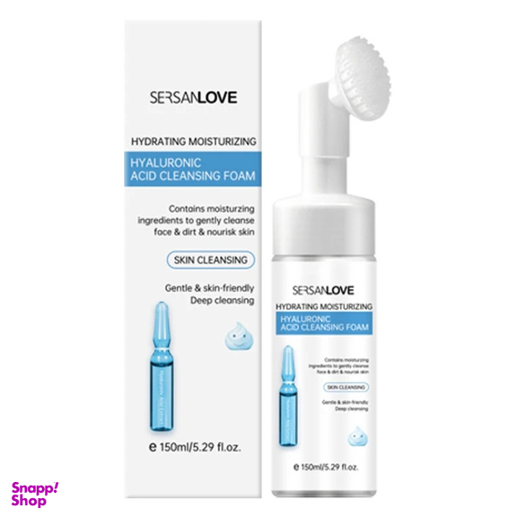 فوم شستشو صورت سرسان لاو مدل هیالورونیک اسید کد 088 حجم 150 میلی لیتر