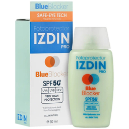 کرم ضد آفتاب ایزدین مدل بلو بلاکر SPF 50 حجم 50 میلی لیتر