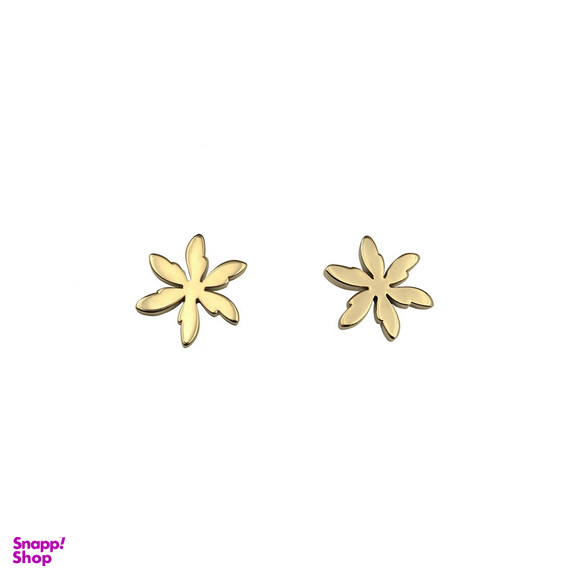 گوشواره میخی طلا 18 عیار زنانه زرلاین مدل برگ انجیر کد E-500014