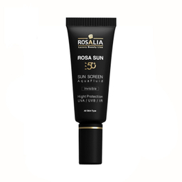 کرم ضد آفتاب بی رنگ رزالیا مدل SPF 50 حجم 40 میلی لیتر