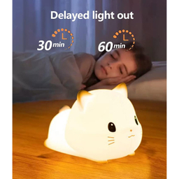 چراغ خواب کودک طرح بچه گربه کد L17