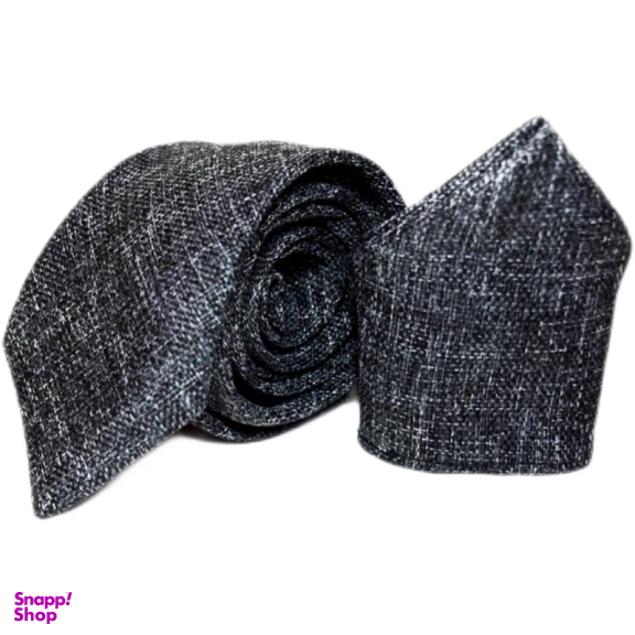ست کراوات و دستمال جیب مردانه مدل Basic 1