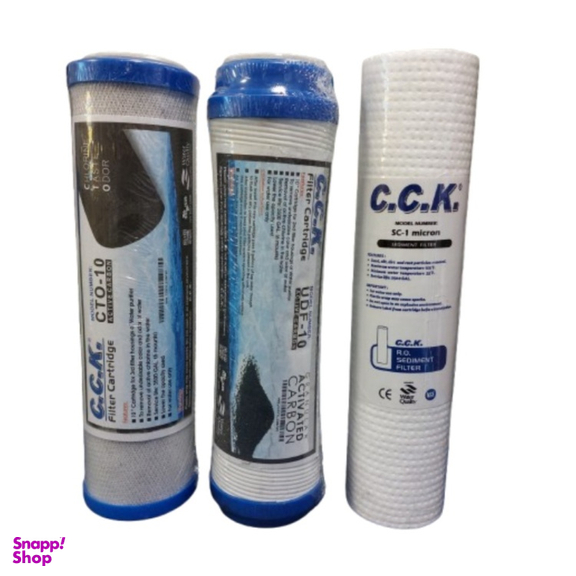 فیلتر 3 مرحله ای دستگاه تصفیه آب سی سی کا مدل ST-3 مجموعه 3 عددی