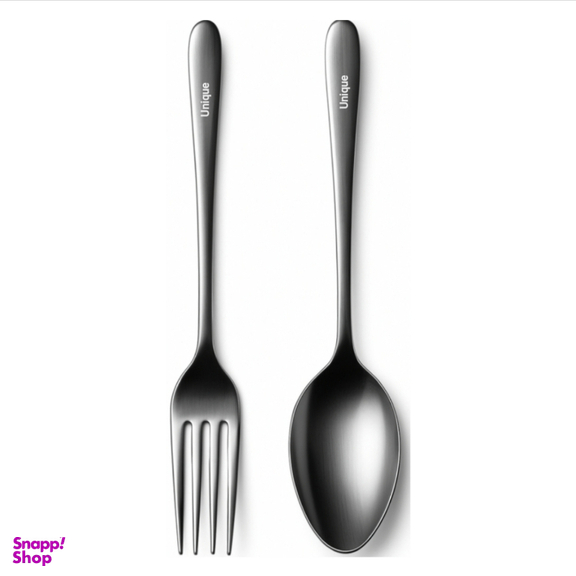 ست قاشق و چنگال 12 پارچه یونیک مدل ناخنی 18/10 کد RAGA