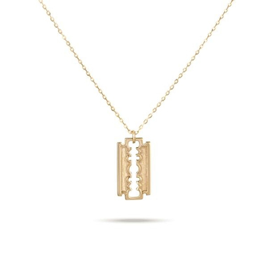 گردنبند طلا 18 عیار زنانه میلی گالری طرح تیغ کد MT1864