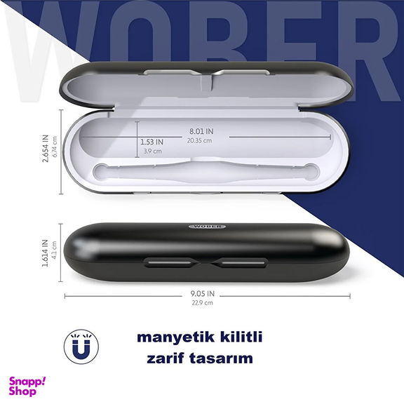 قاب مسافرتی مسواک برقی اورال بی مدل Wober