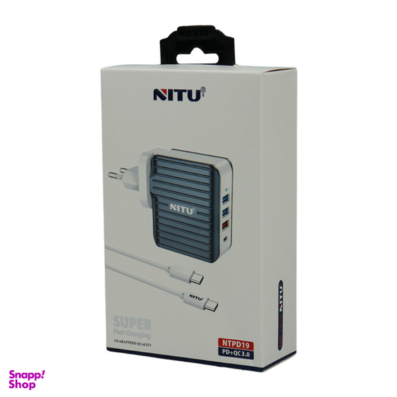 شارژر دیواری نیتو مدل NTPD19 به همراه کابل USB-C