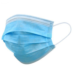 ماسک تنفسی استریل شده مدل ضد حساسیت رنگ آبی بسته 50 عددی