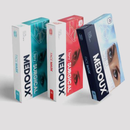 ماسک سه لایه جراحی ویژه مداکس (Medoux) مجموعه 50 عددی رنگ آبی
