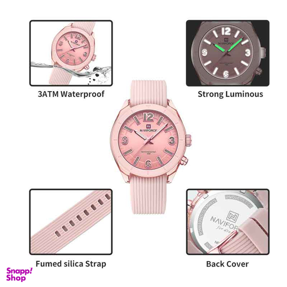 ساعت مچی عقربه ای زنانه نیوی فورس مدل NF7103 P P