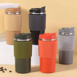 ماگ سفری دور سیلیکونی MS500 گنجایش 0.5 لیتر